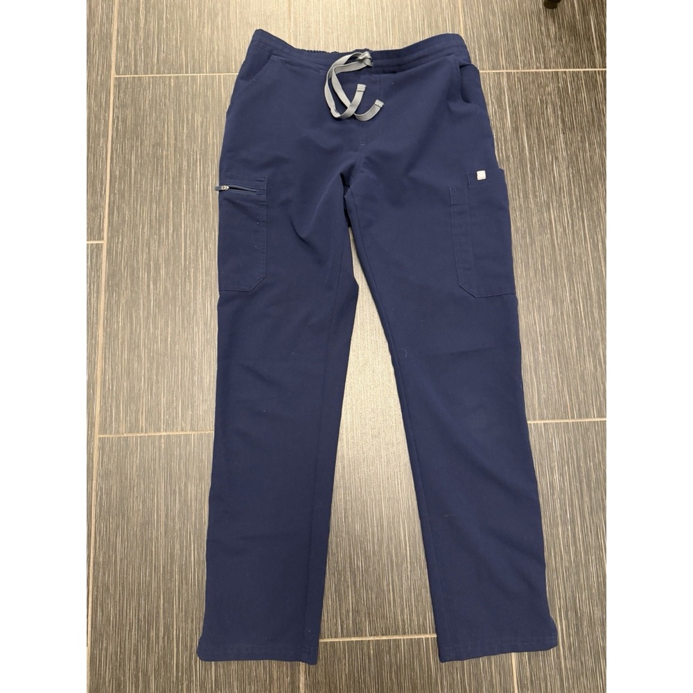 Figs Yola Scrub Pants Women Sz S Navy Blue Technical Collection Healthcare